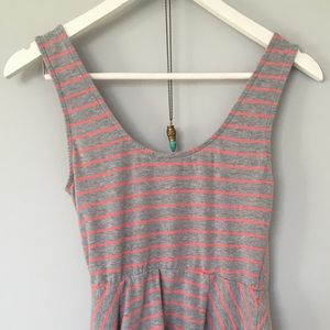 ⚡️Mossimo striped skater skirt dress